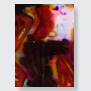 Original ACEO - Miniature Abstract Painting - Abstraction 307